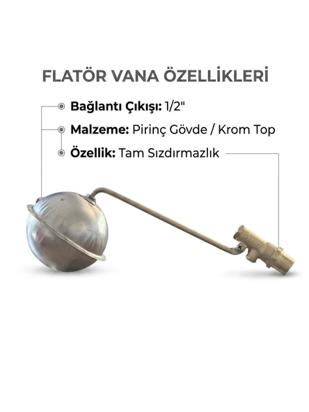 Elsa Güneş Enerjisi Krom Şamandıra 1/2 ürün görseli 1