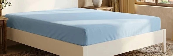 Newsheet %100 Pamuklu Kaymaz Penye Lastikli Çarşaf – Yataktan Çıkmayan Konfor ürün görseli 1