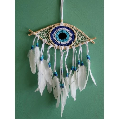 Rüya Kapanı Dream Catcher Göz Tasarımı Model 1 ürün görseli 1
