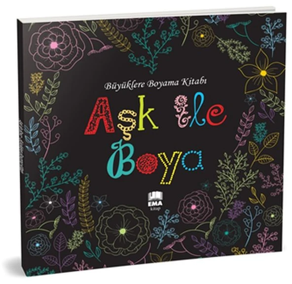 Aşk ile Boya - Büyüklere Boyama Kitabı ürün görseli 1