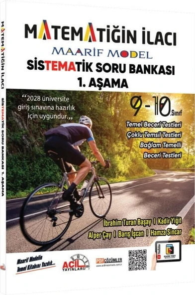 TYT Matematiğin İlacı Maarif Model Sistematik Soru Bankası 1 Acil Yayınları ürün görseli 1