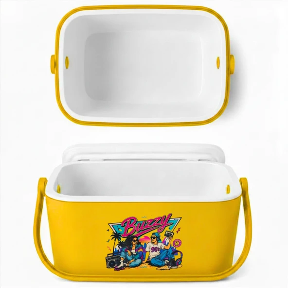 Kale Termos 20 LT BUZZY RETRO BUZLUK TERMOS (1179 COOLER BOX) - Resim 6