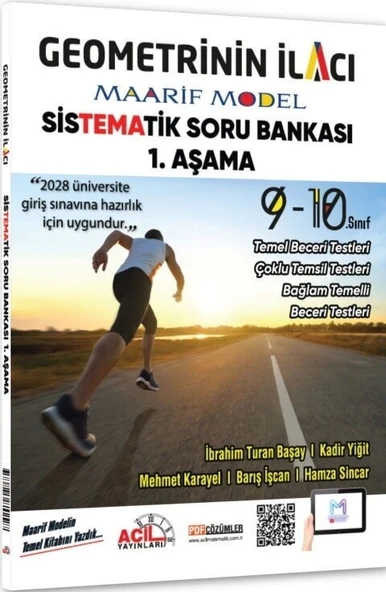 TYT AYT Geometrinin İlacı Maarif Model Sistematik Soru Bankası 1 Acil Yayınları ürün görseli 1
