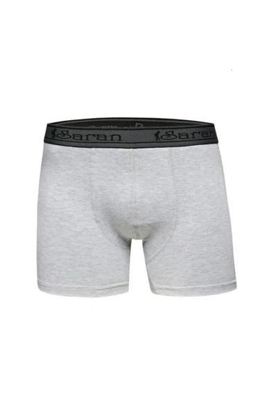 Saran Erkek Likralı Pamuklu Boxer 3103 - 10 Adet  L Gri ürün görseli 1