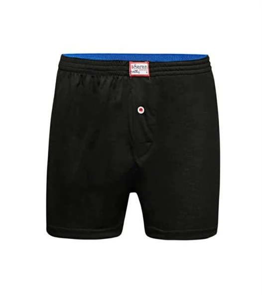 Saran Erkek Havlu Bel Pamuk'lu Boxer 3104 - 5 Adet  Siyah 2XL ürün görseli 1