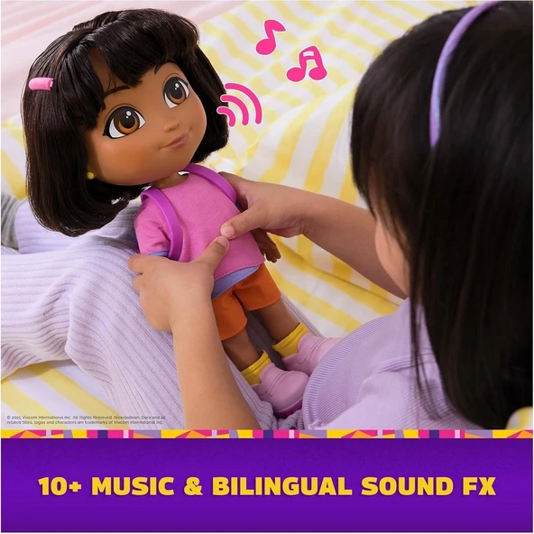 Sesli ve Işıklı Dora Bebeği - Resim 3