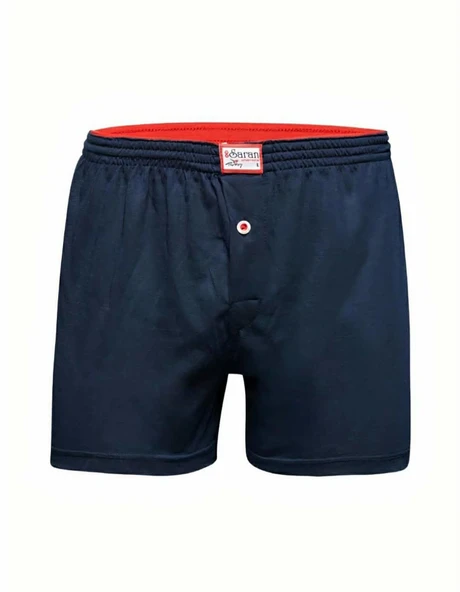 Saran Erkek Havlu Bel Pamuk'lu Boxer 3104 - 5 Adet  XL Lacivert ürün görseli 1