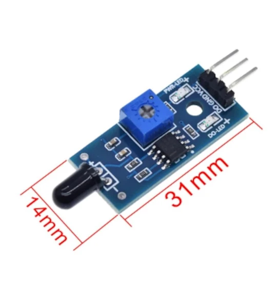 Alev - Ateş Algılayıcı Sensör Modülü (Flame Sensor) - Resim 2