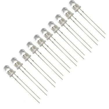 10 adet 5mm Beyaz Led ürün görseli 1