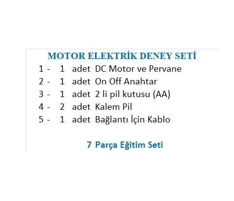 MOTOR ELEKTRİK DENEY SETİ - Resim 2