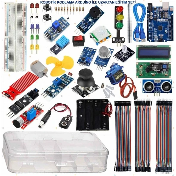 Eğiteklab Robotik Kodlama Arduino Uzaktan Eğitim Seti ürün görseli 1