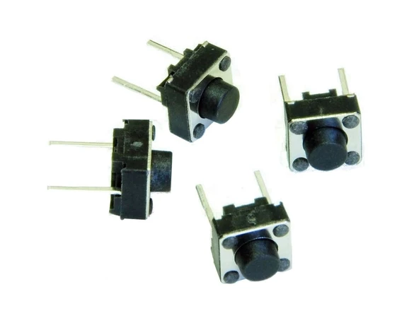 5 adet Push Buton 6x6x5 mm 2 pin buton ürün görseli 1