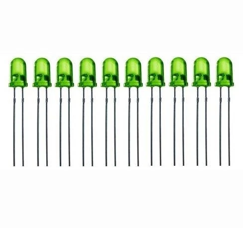10 adet 5mm Yeşil Led ürün görseli 1