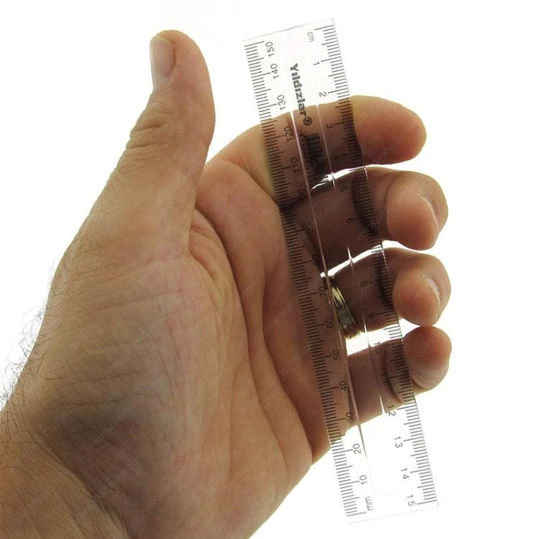 Beş Yıldızlar Standart Cetvel Plastik 15 Cm 030 ürün görseli 1