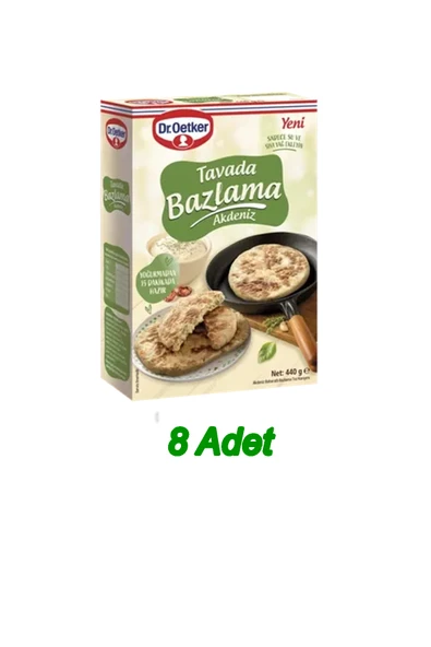 Tavada Bazlama - 8 Paket Bazlama Toz Karışımı - Akdeniz - ürün görseli 1