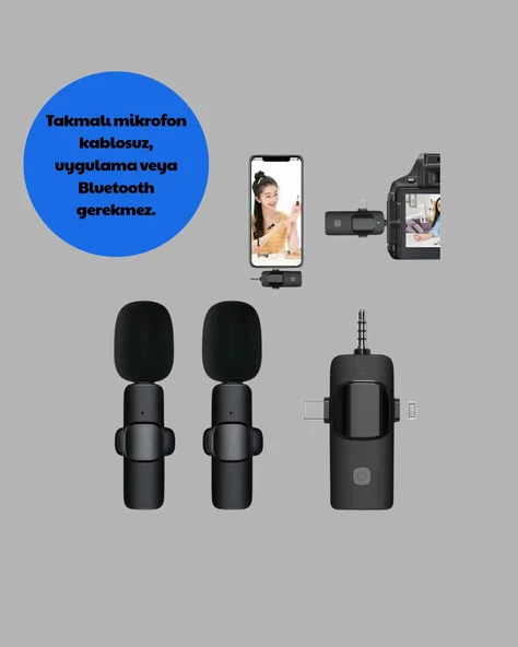 Nevamel Küçük Boyutlu Mikrofon - 8 Saat Kullanım - Resim 5