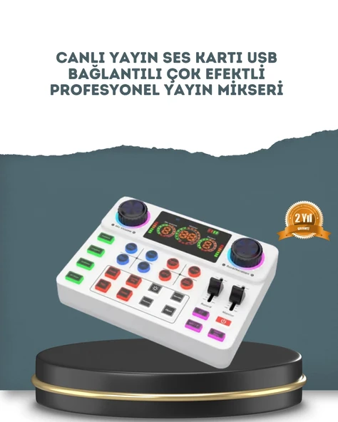 Nevamel® Gürültü Engelleme Özellikli Canlı Yayın Ses Kartı ürün görseli 1