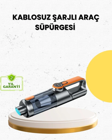 Nevamel® Mini El Süpürgesi Çok Başlıklı Kablosuz Vakum Güçlü Emiş Numaratör Hediyeli ürün görseli 1