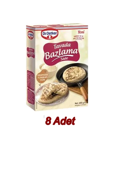 Tavada Bazlama - 8 Paket Bazlama Toz Karışımı - Sade - ürün görseli 1