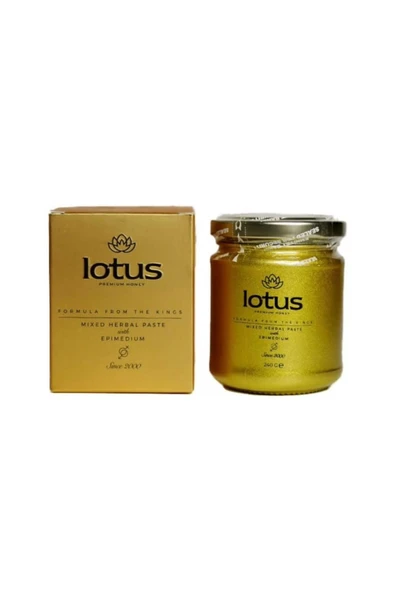 RAHMİS STORE Ballı Bitkisel Macun Lotus Gold 240 Gr. ürün görseli 1