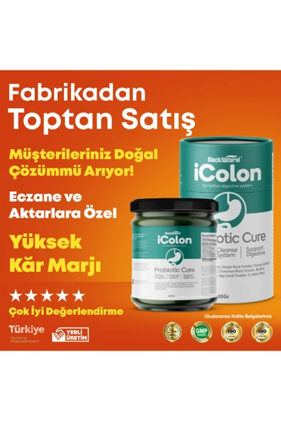 Black Natural 2'lü iColon Probiyotik Macun ürün görseli 1
