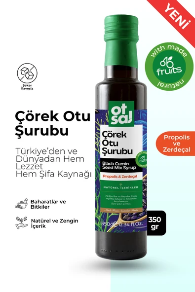 Otsa Çörek Otu Şurubu, Çörek Otu Ekstresi Ve Propolis Içeren Besleyici Karışım 350g ürün görseli 1