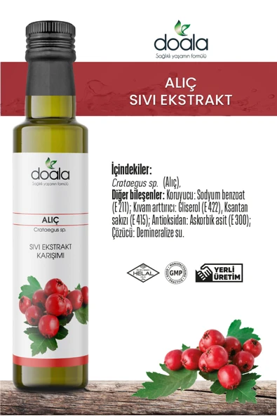 Doala Alıç Sıvı Ekstrakt 225 ml - Resim 5