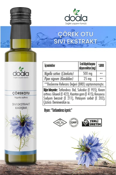 Doala Çörek Otu Ekstresi 225 Ml - Resim 2