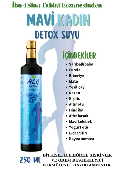 Alg Natural MAVİ KADIN Prebiyotik Detoks Suyu - Resim 4