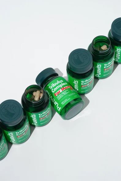 Purevits Tribulus Formen Complex Two Factor 60 Adet Vegan Kapsül - Resim 2