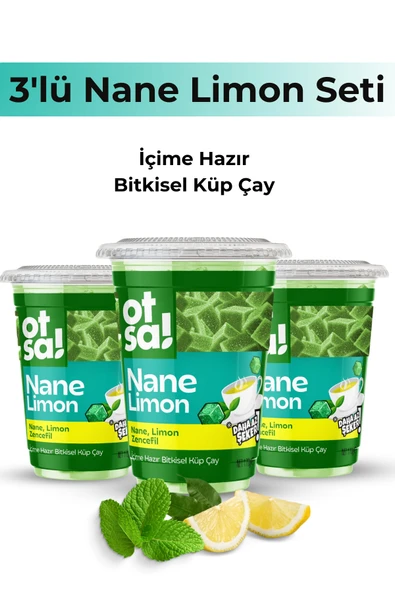 Otsa 3x Küp Nane Ferahlığı Ve Limon Tazeliğiyle Doğal Şifa Çayı ürün görseli 1