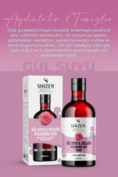 Shizen SHİZEN Gülsuyu Kolajen - Resim 3