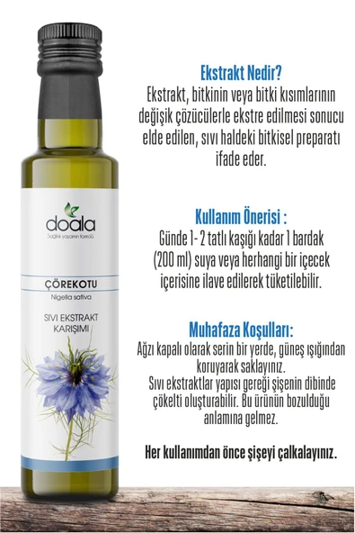 Doala Çörek Otu Ekstresi 225 Ml - Resim 3