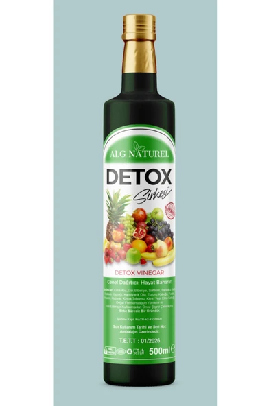 Alg Natural Detox Sirke - Resim 4