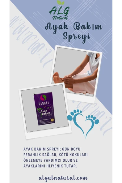Sandia Ayak Bakım Spreyi - Resim 5