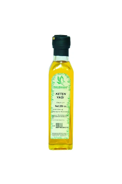 Doğan Baharatçılık Keten Yağı 250 ml Doğal Saf Cam Şişe ürün görseli 1