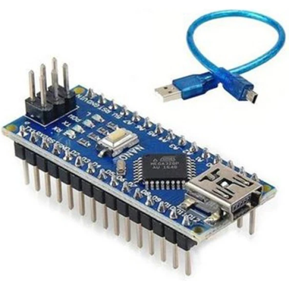 Arduino Nano V3.0 Klon Ch340 + Usb Kablo ürün görseli 1