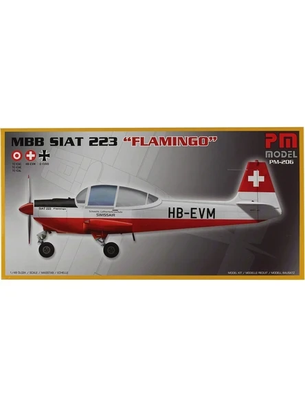 Pm Model PM-206 Mbb Siat 223 "flamingo" Model Uçak 1:48 ürün görseli 1