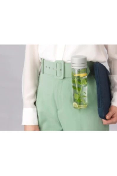 Brabantia Make Take Lıght Grey Süzgeçli Plastik Su Şişesi 500 ml - Resim 5