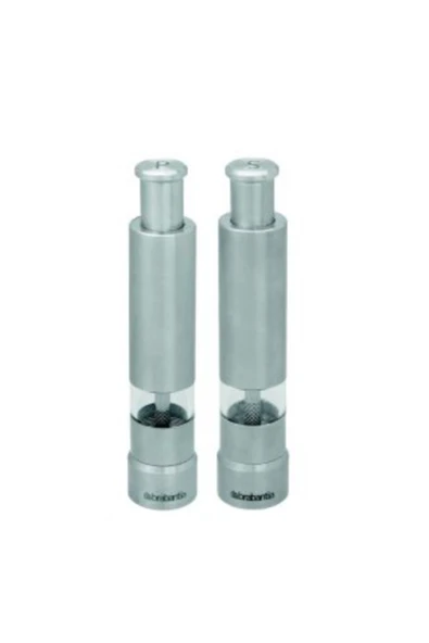 Brabantia BRB-8710755611407-004-01-GET TOGETHER BASMALI TUZLUK BİBERLİK DEĞİRMENİ SETİ ürün görseli 1