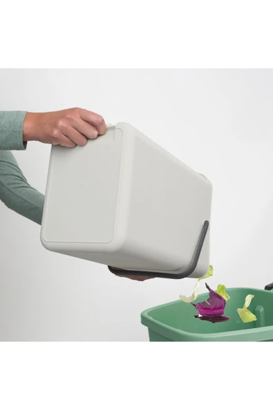 Brabantia SORT&GO LIGHT GREY ÇÖP KOVASI 16L - Resim 4