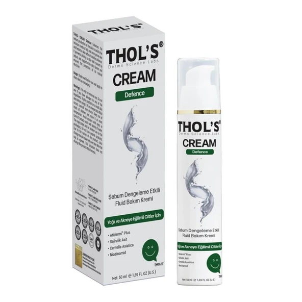 THOL'S CREAM Defence (TB22) Fluid Bakım Kremi- 50 ml Yağlı ve Akneye Eğilimli Ciltler ürün görseli 1