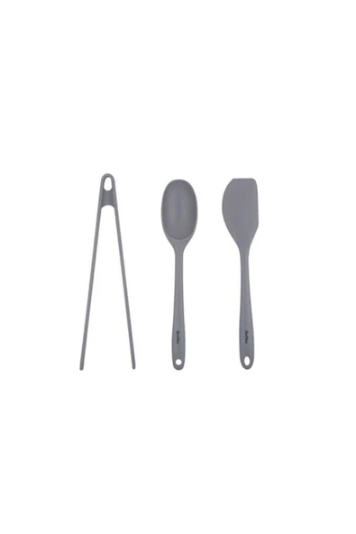 Tantitoni -8695835366951-SOFT SET3YQG-Tantitoni Silikon Gri Büyük Hazırlık Seti 3lü ürün görseli 1