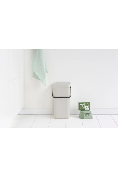 Brabantia SORT&GO LIGHT GREY ÇÖP KOVASI 16L - Resim 2