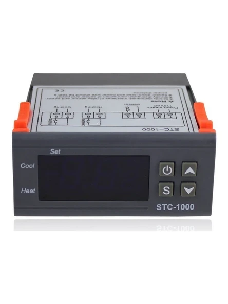 STC-1000 220V LCD Ekranlı Problu Termostat Dijital Sıcaklık Kontrol Cihazı ürün görseli 1