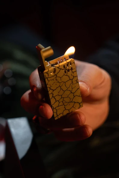 Caka Collection Serisi Vega S Gold Benzinli Pirinç Çakmak ürün görseli 1