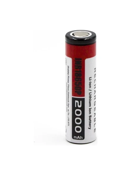 Orion 18650P 3.7 V 2000 Mah 15C Şarj Edilebilir Li-Ion Pil ürün görseli 1