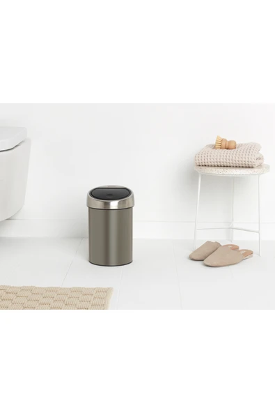 Brabantia PLATINUM DOKUNMATİK ÇÖP KUTUSU 3L ürün görseli 1
