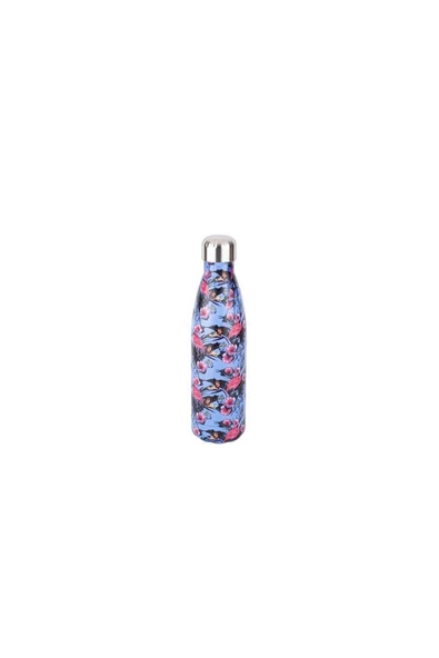 Tantitoni TANTİTONİ MAVİ PEMBE DESENLİ PASLANMAZ ÇELİK SU ŞİŞESİ 500ML ürün görseli 1