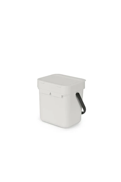 Brabantia SORT&GO LIGHT GREY ÇÖP KUTUSU 3L - Resim 3